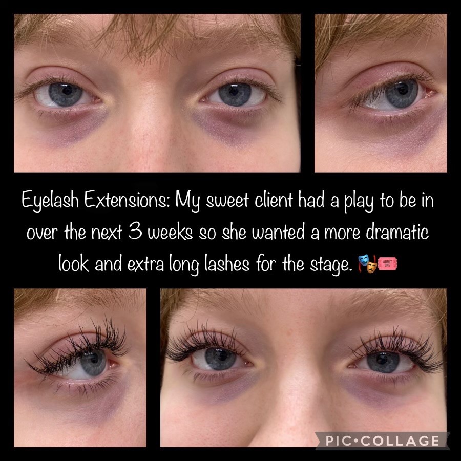 Extra Long Eyelash Extensions Before And After